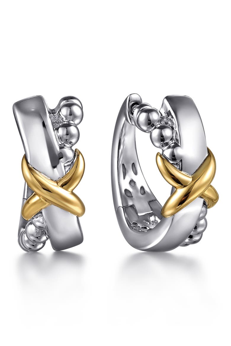 Intricate Hoop Earrings, Main, color, STERLING SILVER