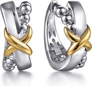 Gabriel & Co. Intricate Hoop Earrings