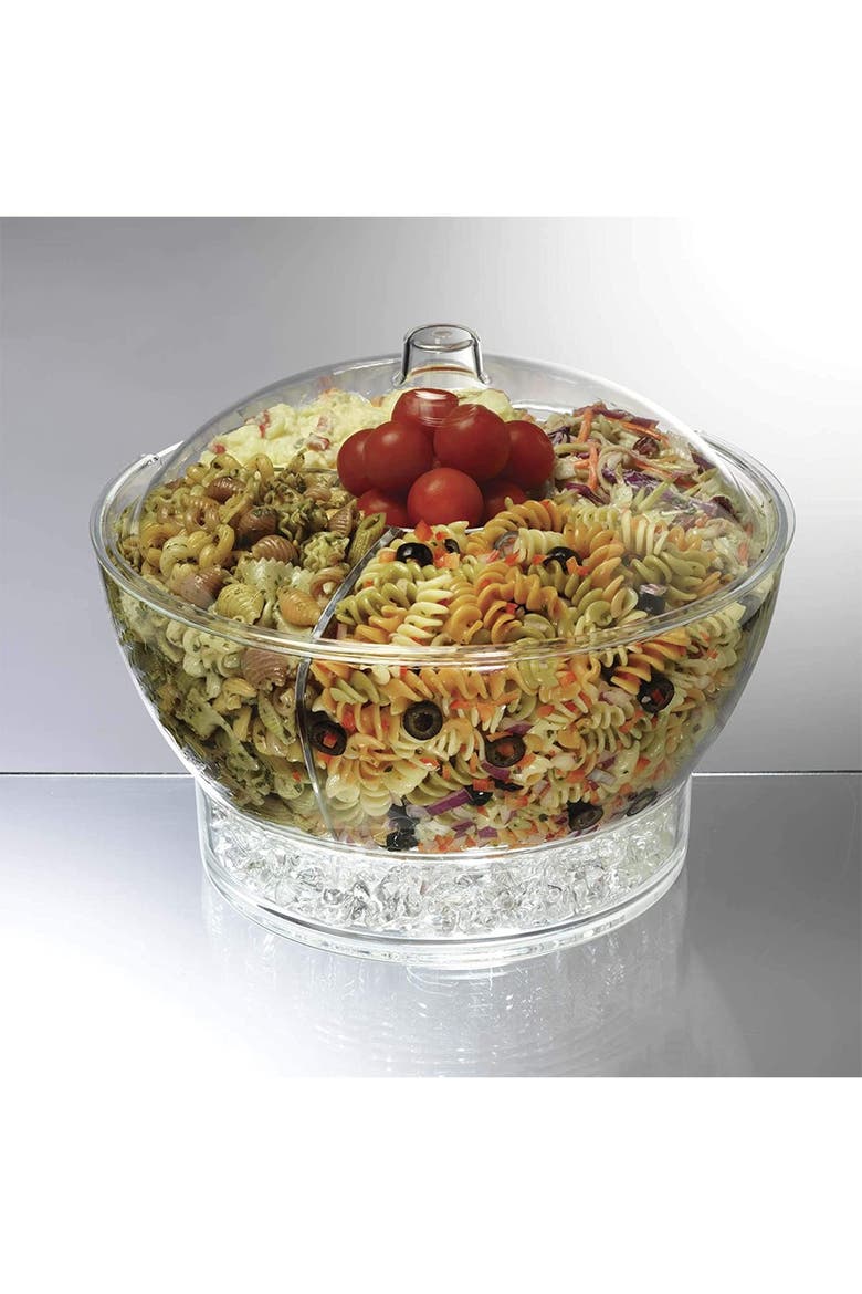 Cold Ice Acrylic Bowl, 6.5 qt., Alternate, color, CLEAR