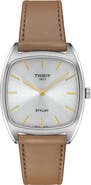 Tissot Stylist Leather Strap Watch, 32mm