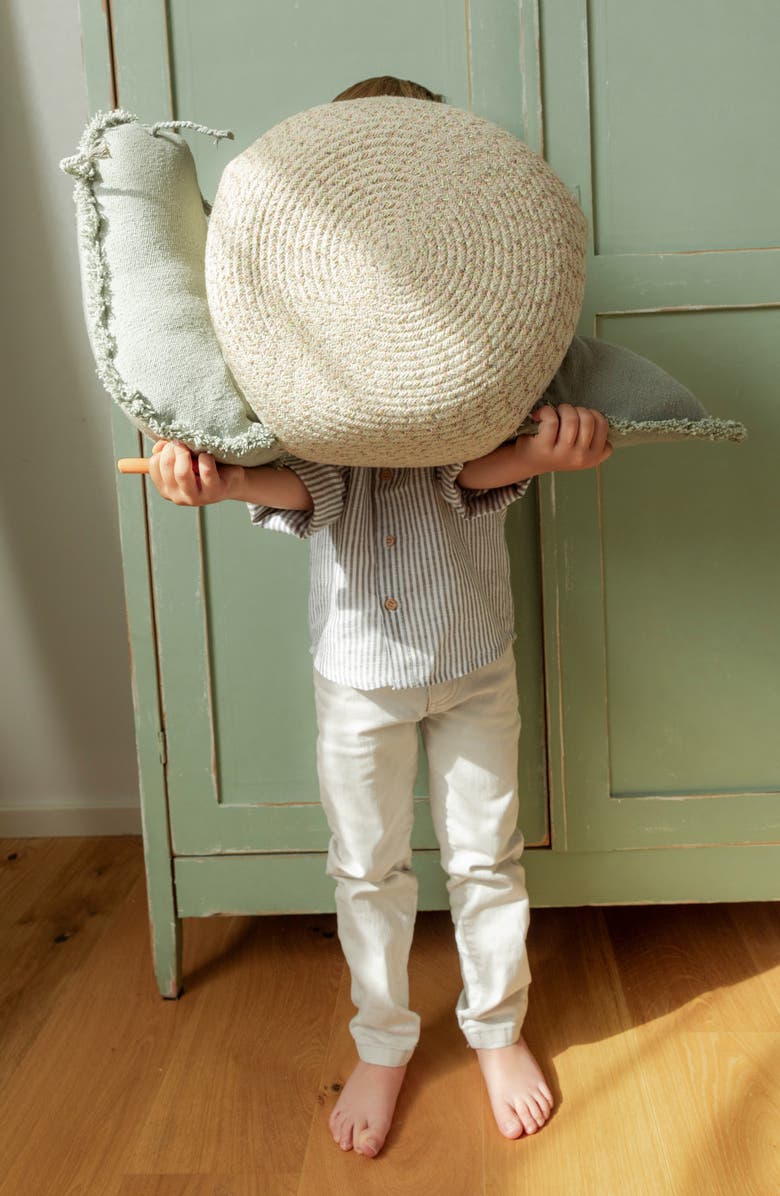 Lorena Canals Big Snail Basket, Alternate, color, Blue Sage Natural