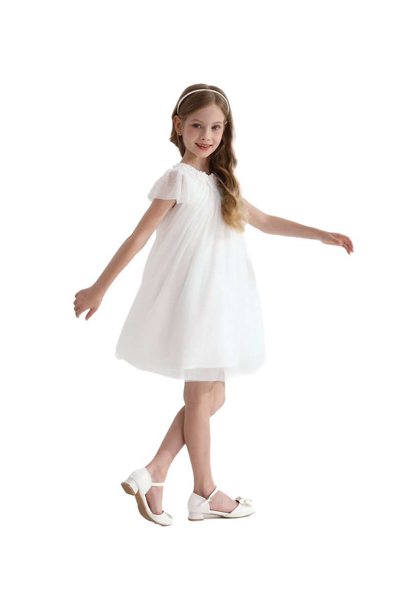 Tulleen Constance Dress, Alternate, color, White