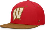FANATICS Men's Fanatics Red/Brown Wisconsin Badgers NoBo Fitted Hat
