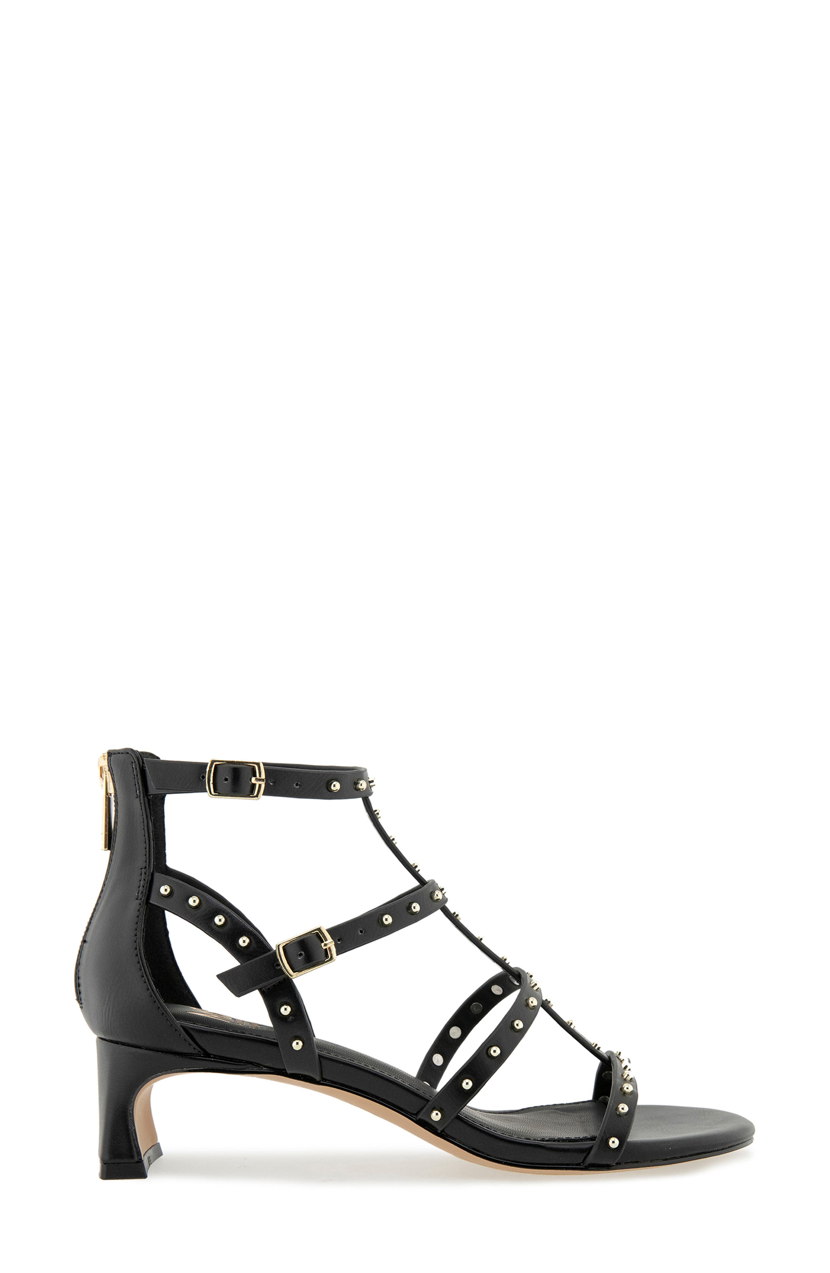 Rebecca Minkoff Avani Cage Sandal, Alternate, color, Black
