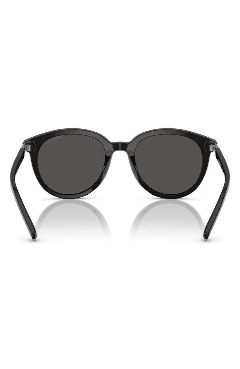 Michael Kors 53mm Round Sunglasses, Alternate, color, Black