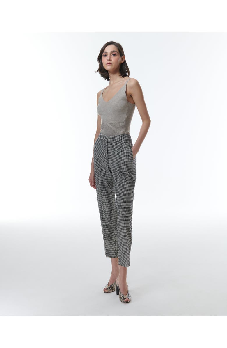 THEO The Label Eris Baby Houndstooth Pant, Alternate, color, Black/Ivory