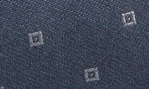 Jack Victor Geometric Cotton, Silk & Wool Tie In Blue