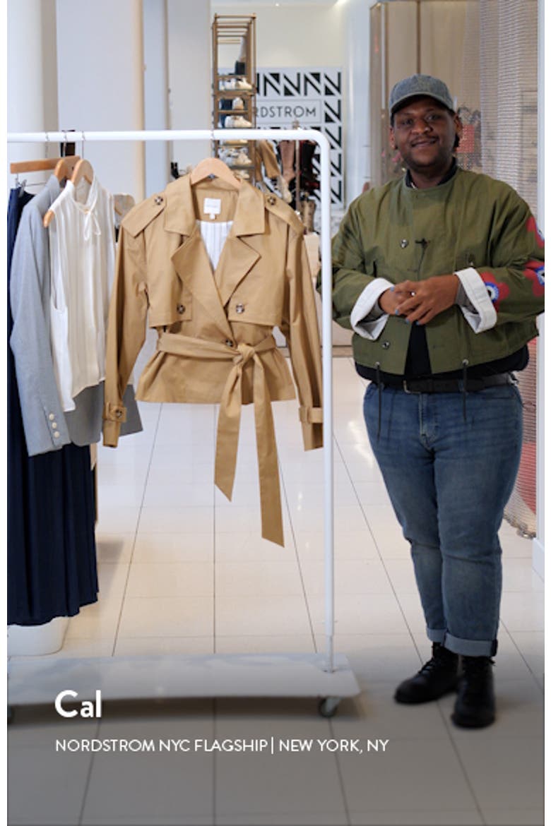 The Charles Crop Trench Coat video