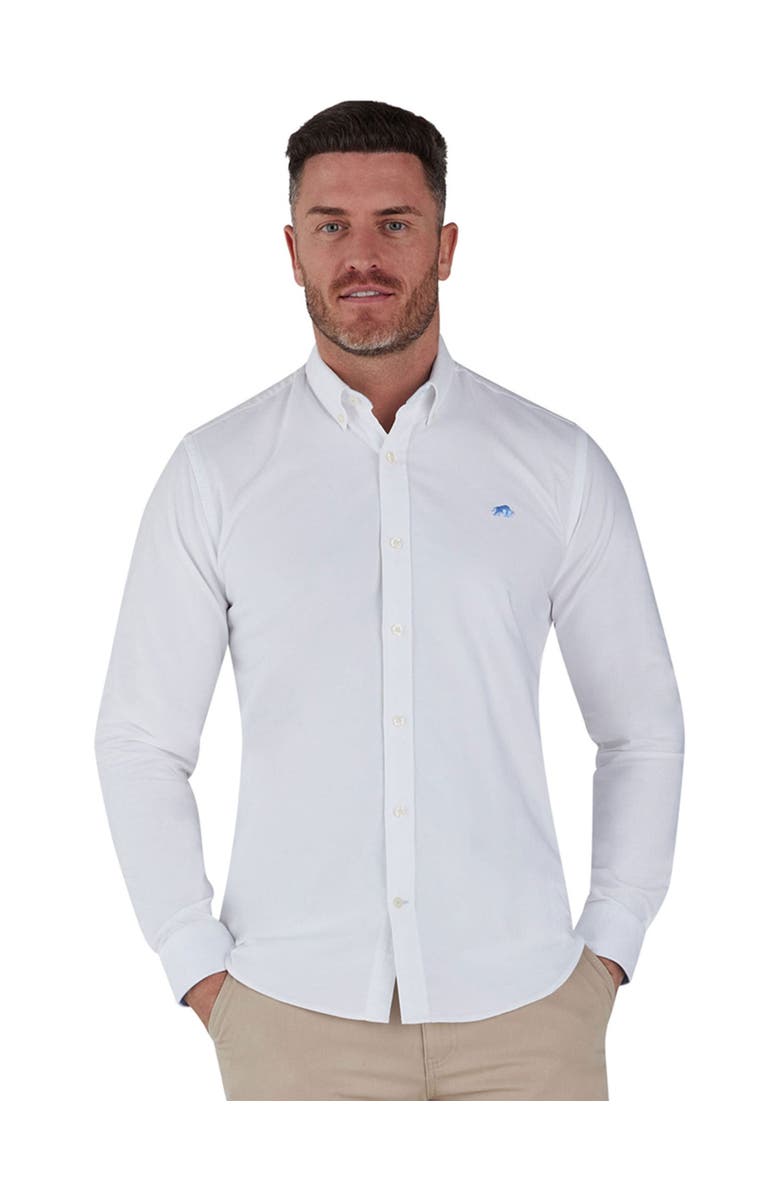 Raging Bull Classic 2 Pack Long Sleeve Oxford, Main, color, Navy/White