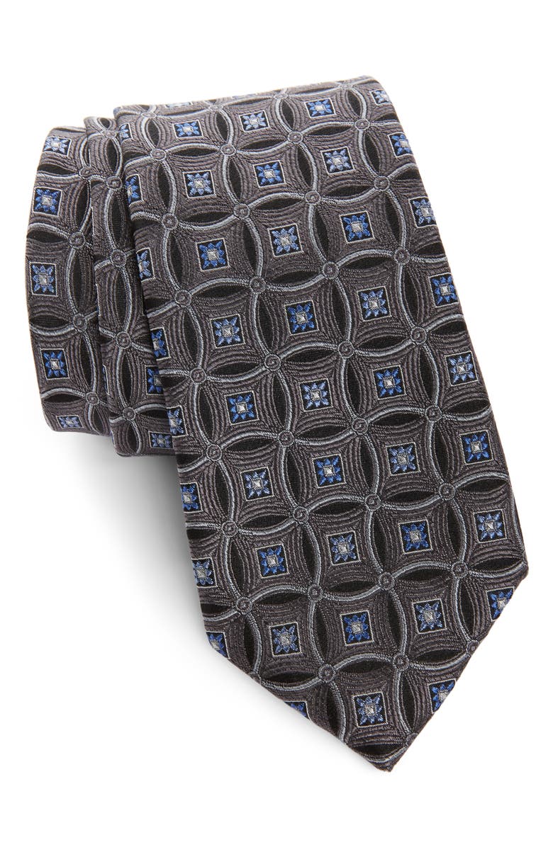 NORDSTROM MEN'S SHOP Lauren Medallion Silk Tie, Main, color, 