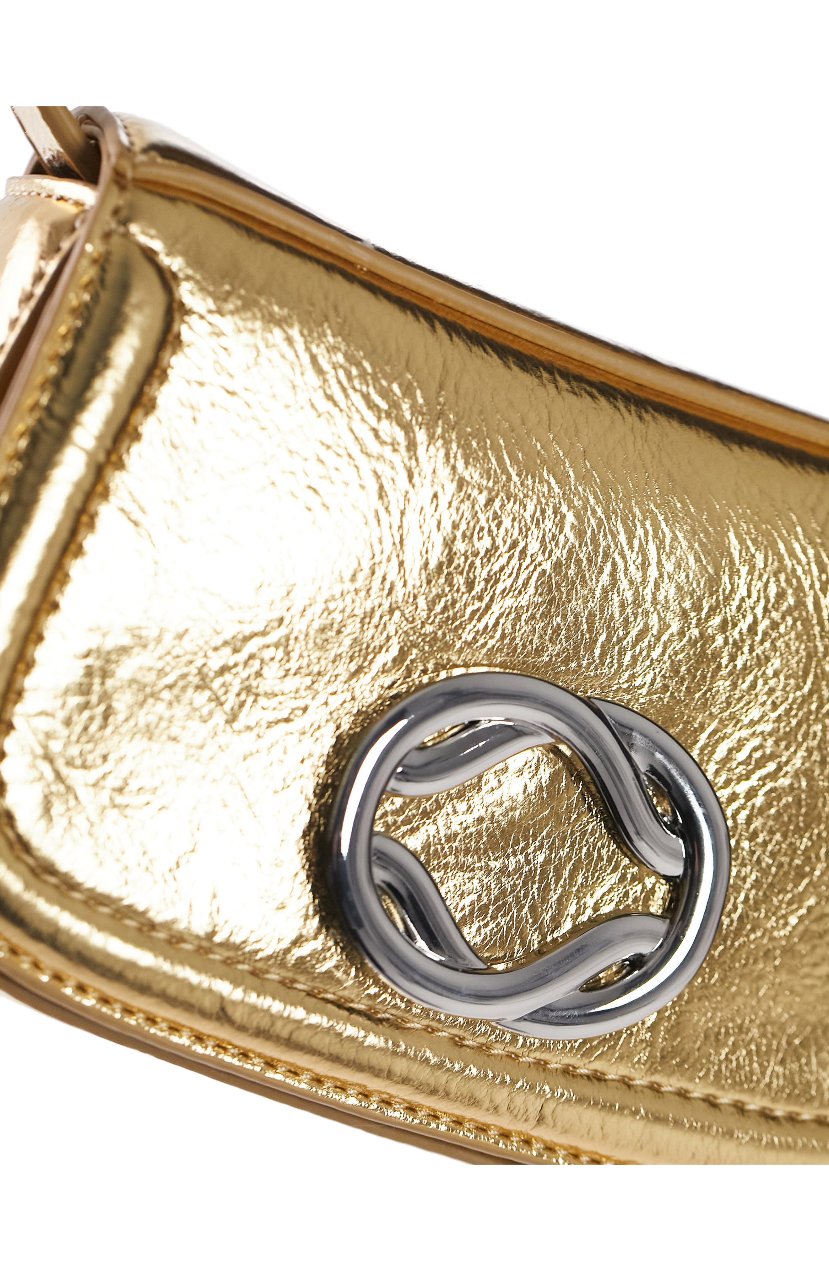 Hardware Crossbody Bag, Alternate, color, GOLD