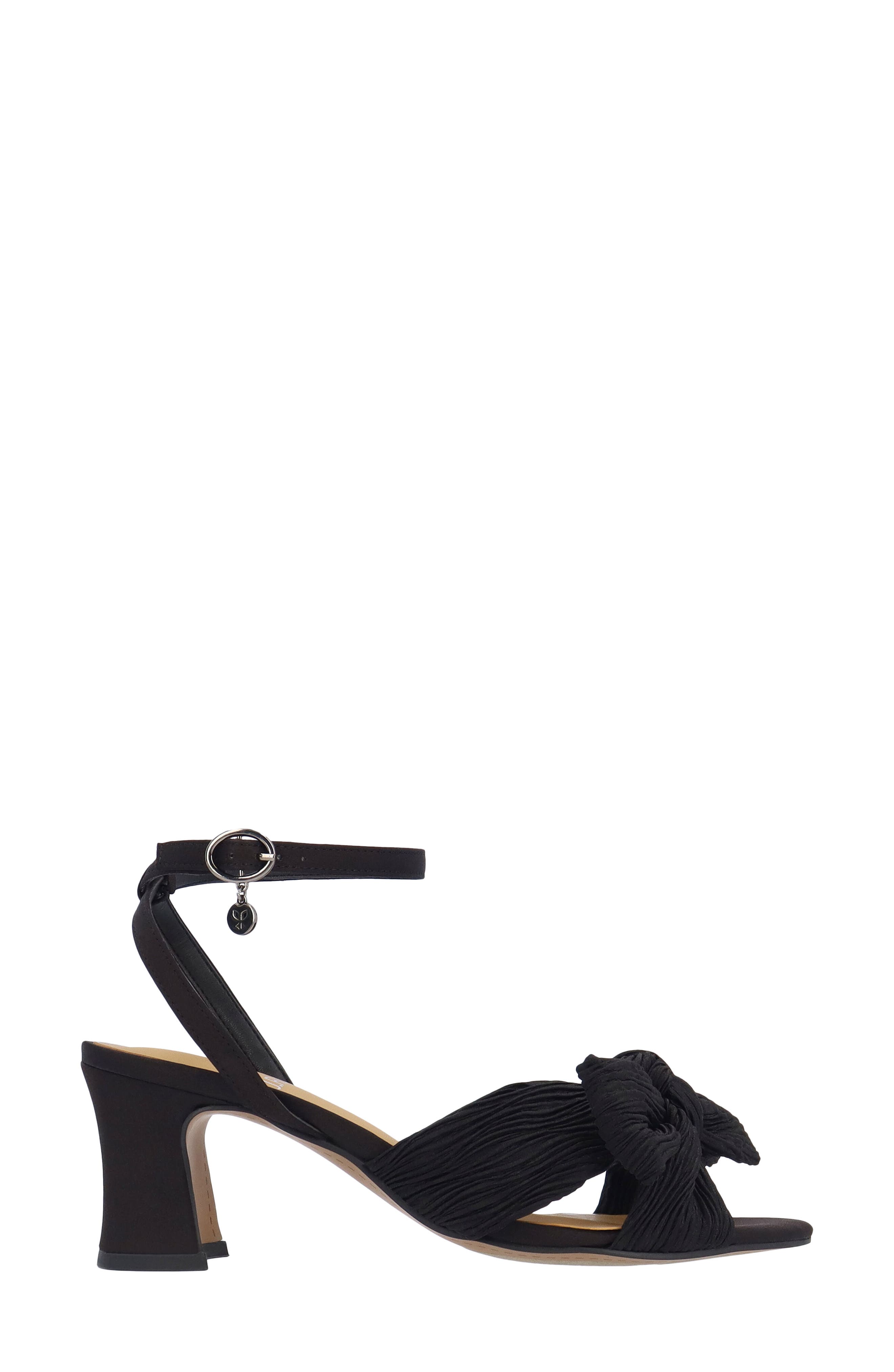 J. Reneé Olwen Ankle Strap Sandal, Alternate, color, Black