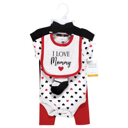 Hudson Baby Soft Cotton Outfit Collection In Red