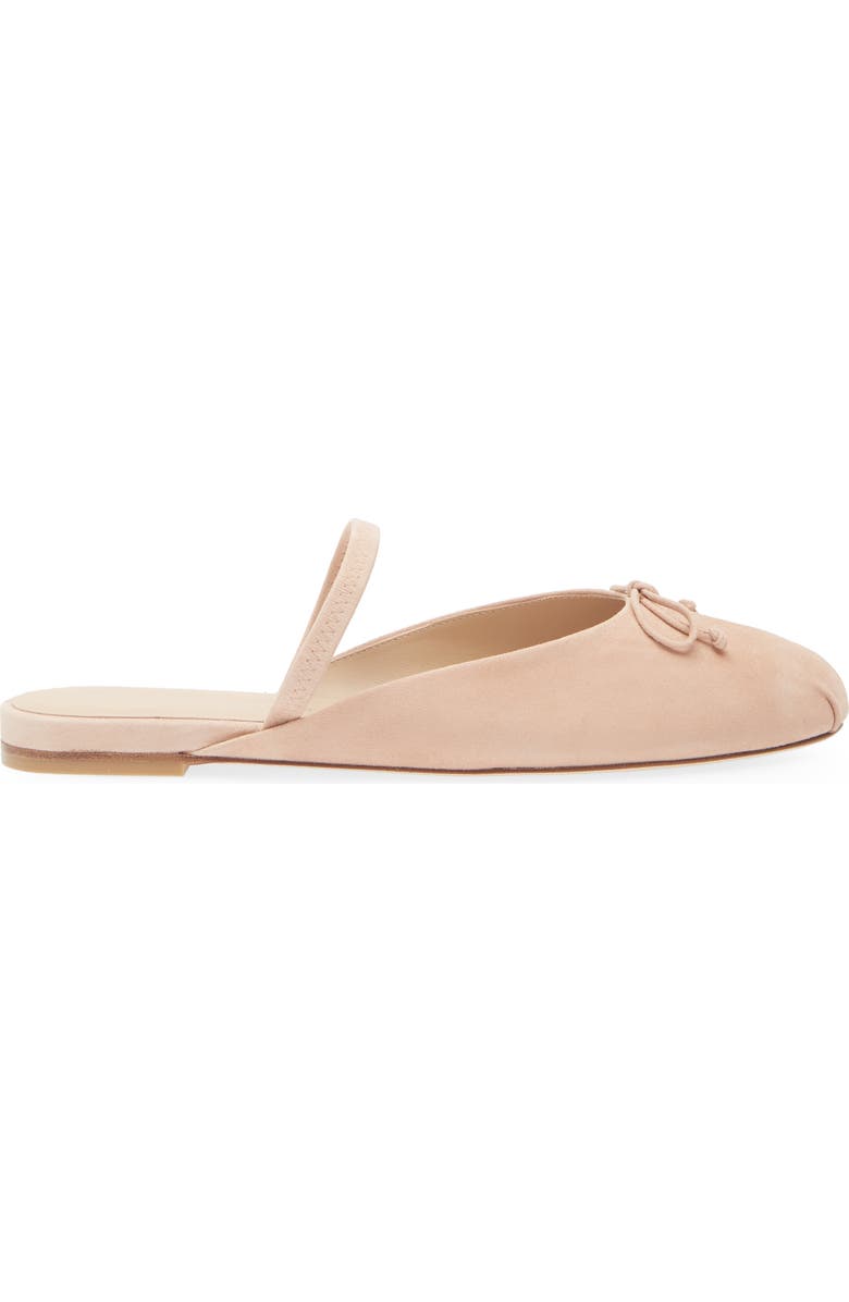 Stuart Weitzman Prima Bow Ballet Mule, Alternate, color, Blushful