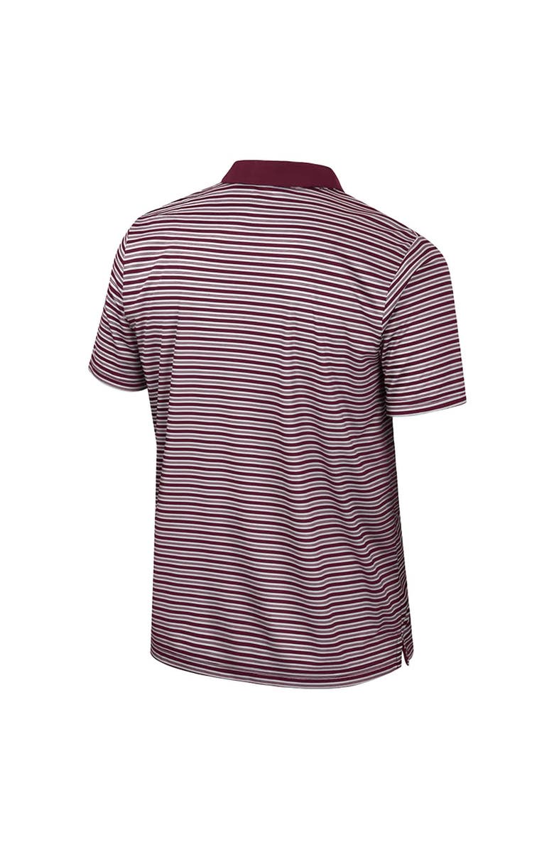COLOSSEUM Men's Colosseum Maroon Arizona State Sun Devils Striped Polo, Alternate, color, 