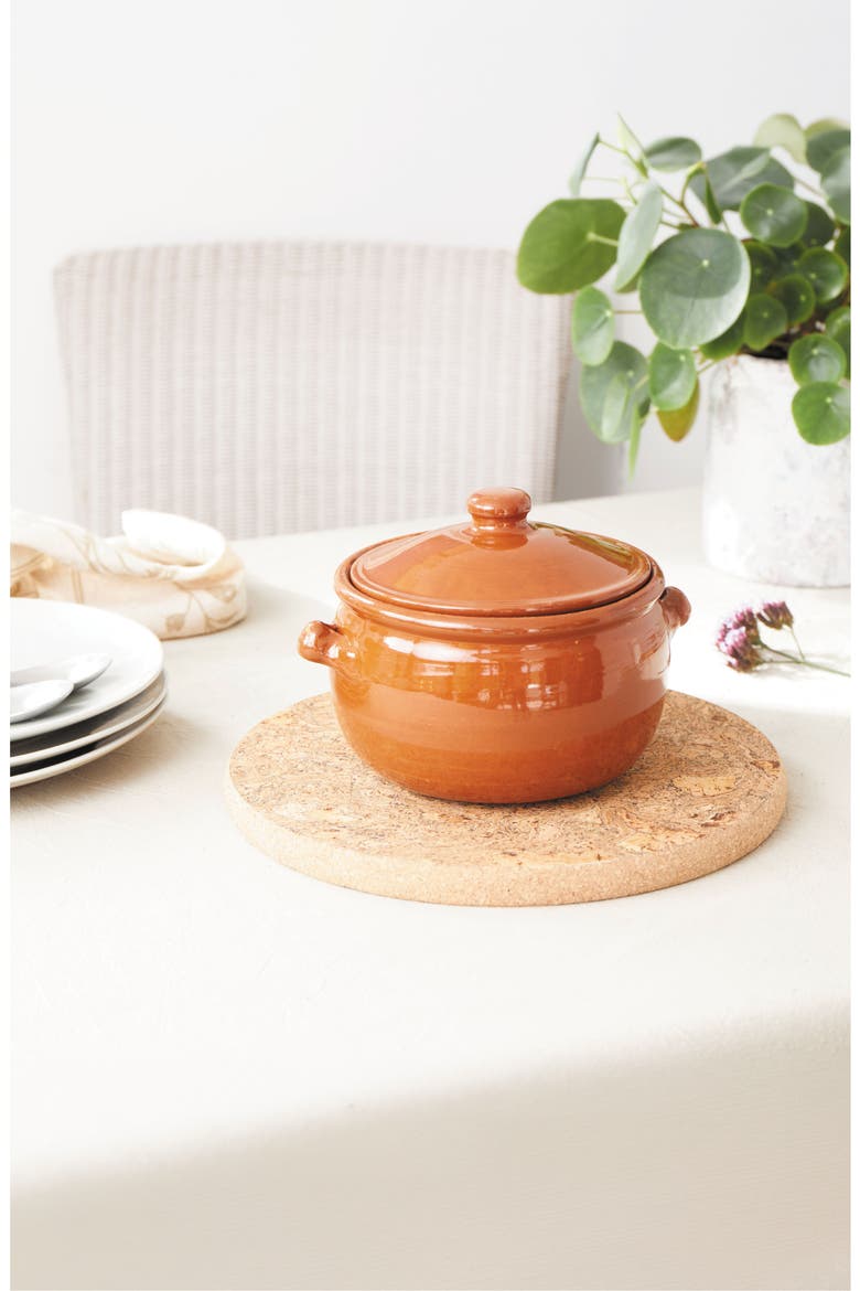 Natural Cork Round Trivets - Large Set of 2, Alternate, color, Natural Cork