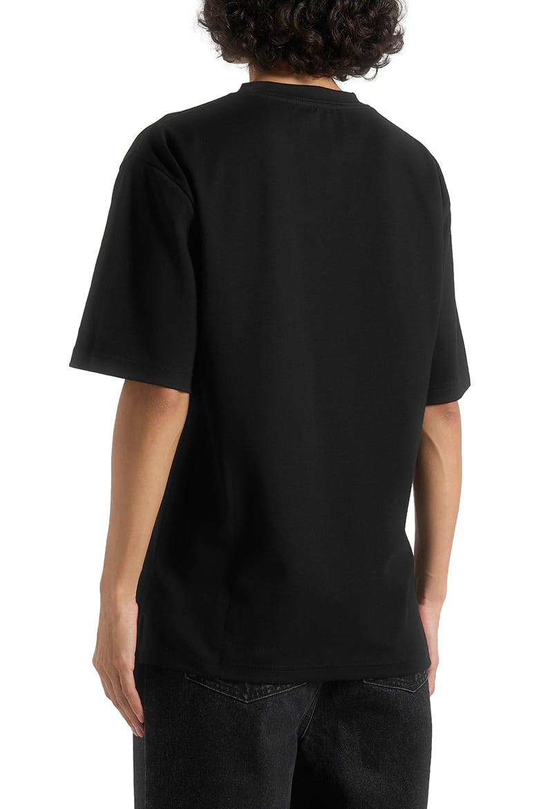 Unisex Signature Relaxed Fit Cotton T-Shirt, Alternate, color, Black