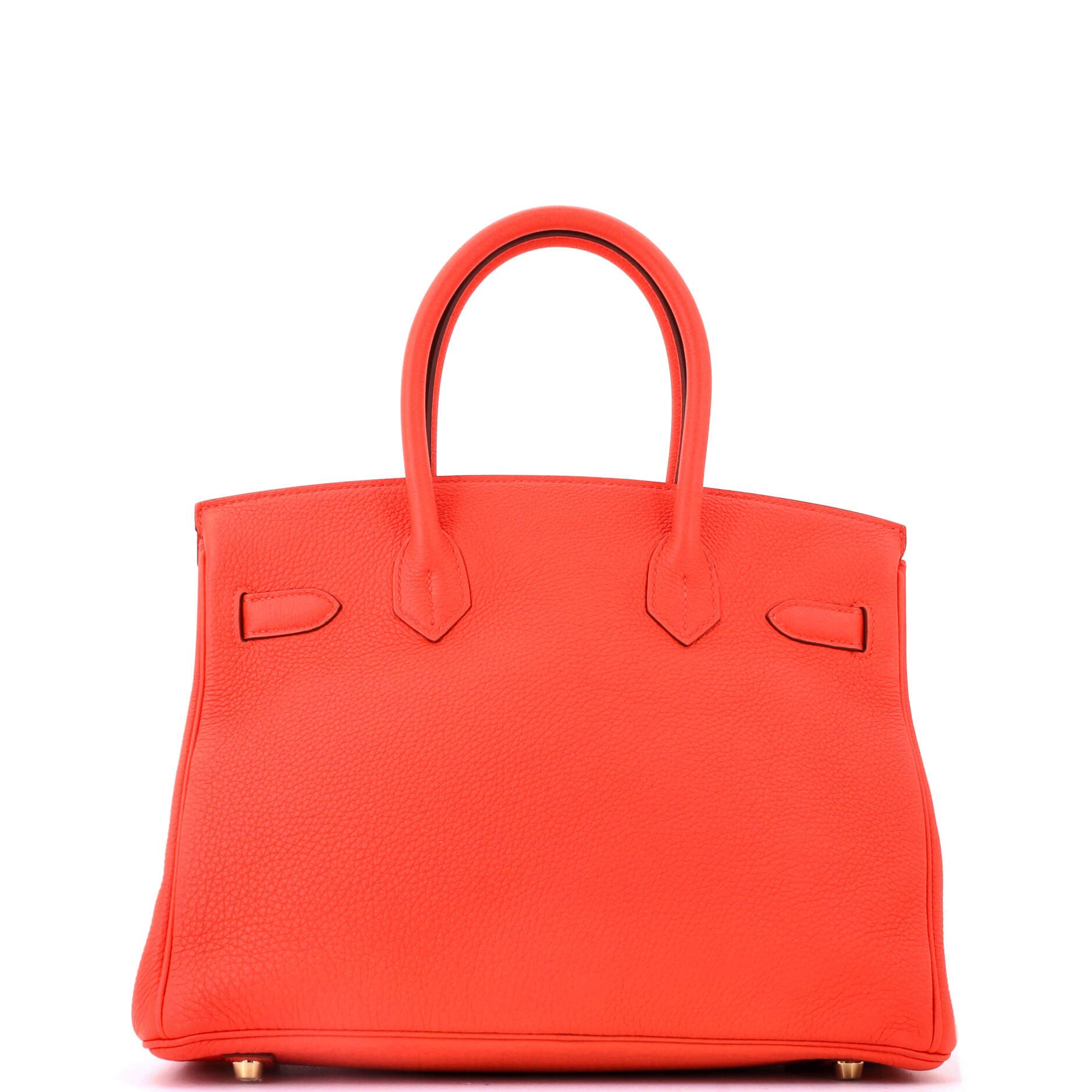 Pre-Owned Hermes Birkin Handbag Orange Togo with Gold Hardware 30, Alternate, color, Orange Poppy