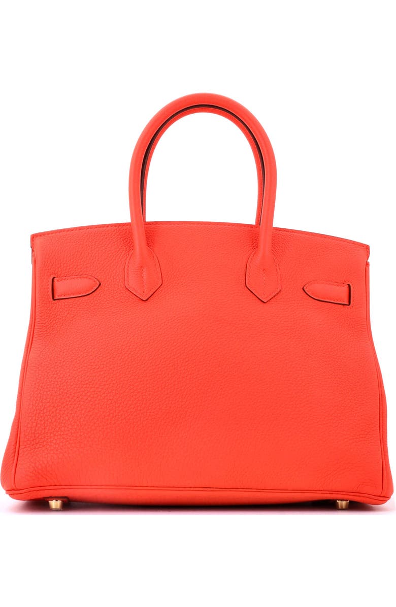 Pre-Owned Hermes Birkin Handbag Orange Togo with Gold Hardware 30, Alternate, color, Orange Poppy