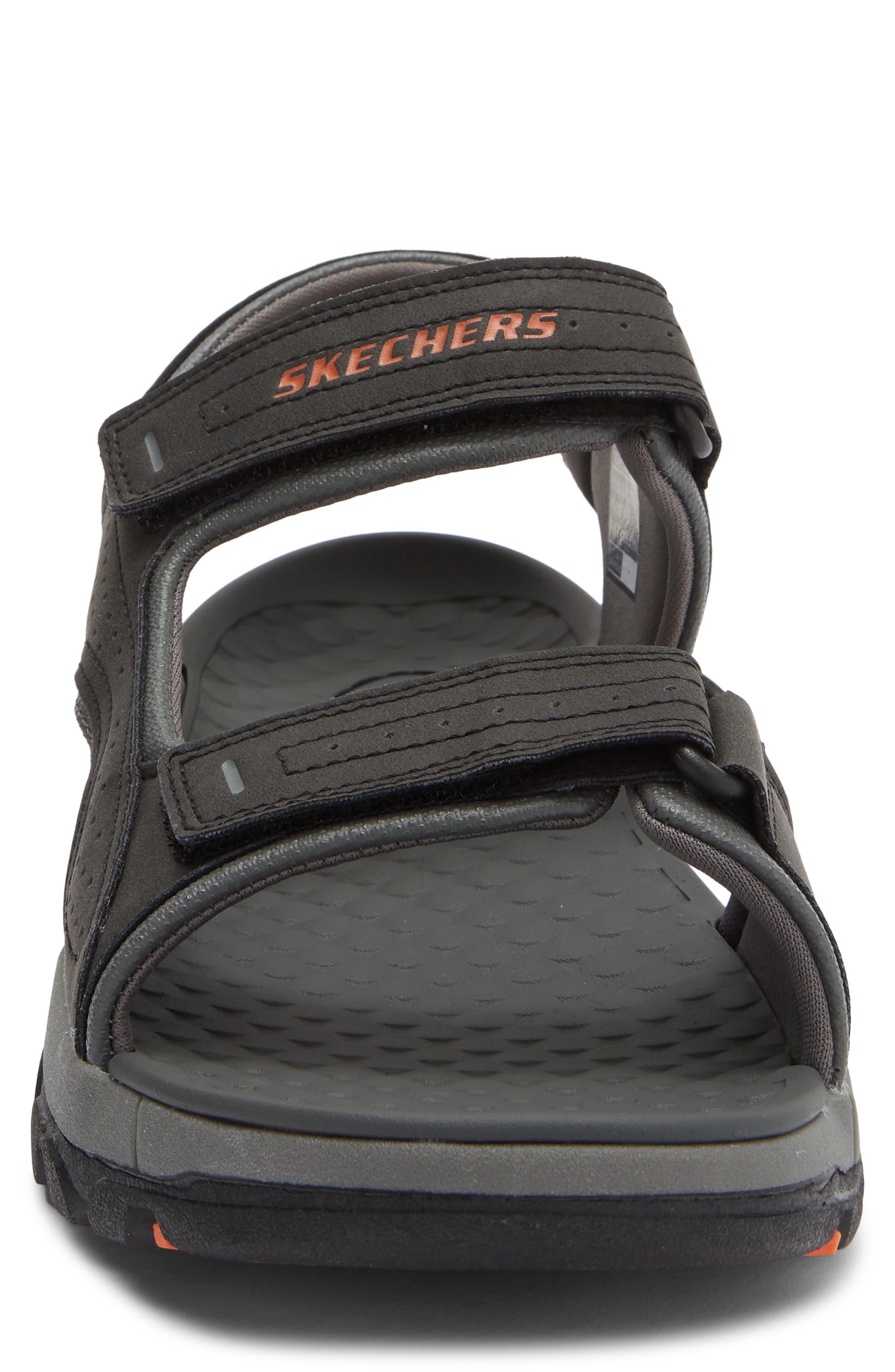 SKECHERS Tresmen - Garo Relaxed Fit Sandal, Alternate, color, Black
