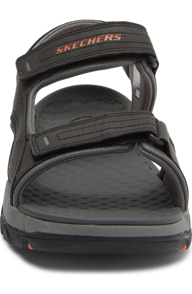 SKECHERS Tresmen - Garo Relaxed Fit Sandal, Alternate, color, Black