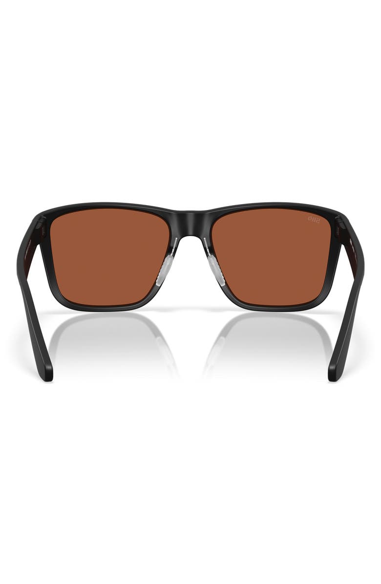 Costa Del Mar Los Alijos 59mm Sunglasses, Alternate, color, Matte Black / Green