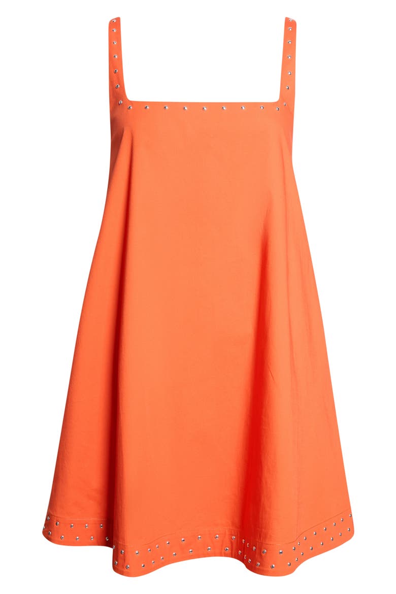 Brio Studded Swing Minidress, Alternate, color, KOI STUDS