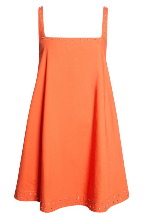 Brio Studded Swing Minidress