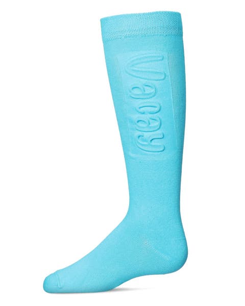 Embossed VACAY Knee High Socks (Little Kid & Big Kid)