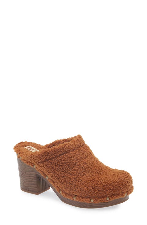 Teddy Faux Fur Teddy Clog (Women)