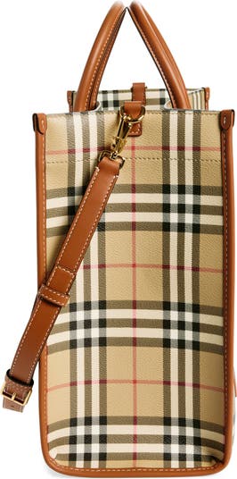 Burberry Medium Freya Check Coated Canvas Tote | Nordstrom Burberry Medium Freya Check Coated Canvas Tote | Nordstrom