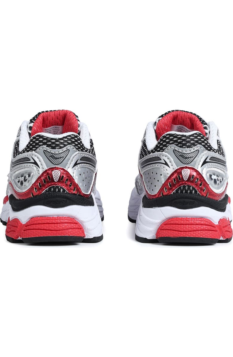 Saucony Kids' ProGrid Omni 9 Sneaker, Alternate, color, White/ Red