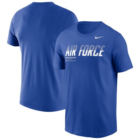 Men's Nike Royal Air Force Falcons 2026 Sideline Wordmark Legend Dri-FIT T-Shirt