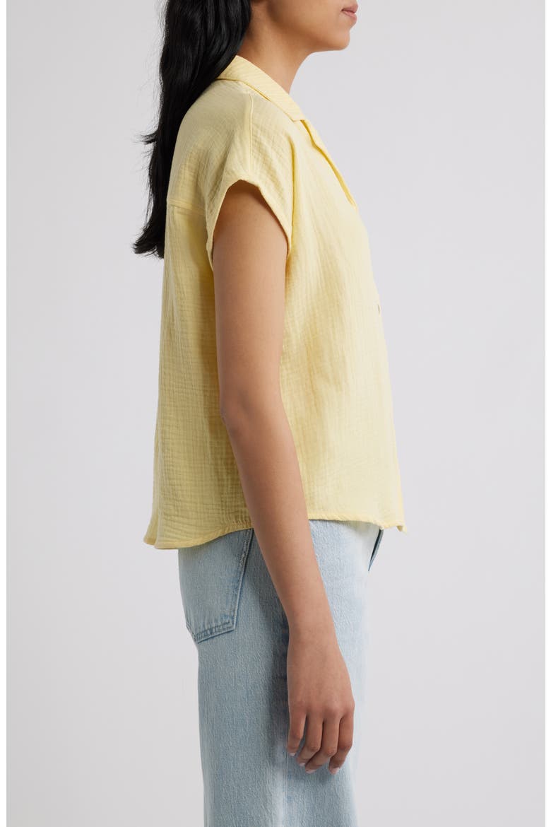 Lexi Gauze Top, Alternate, color, FRESH LEMONADE
