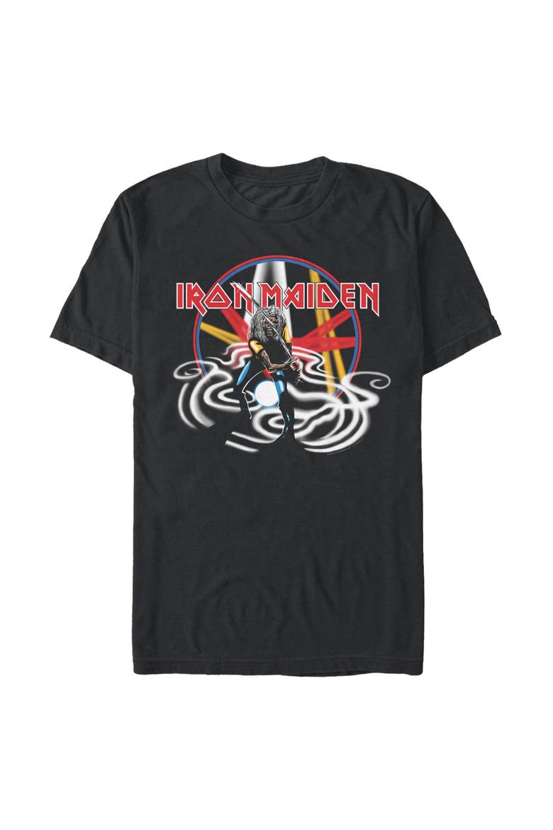 Men's Action Eddie Short Sleeve Graphic T-Shirt, Main, color, Black