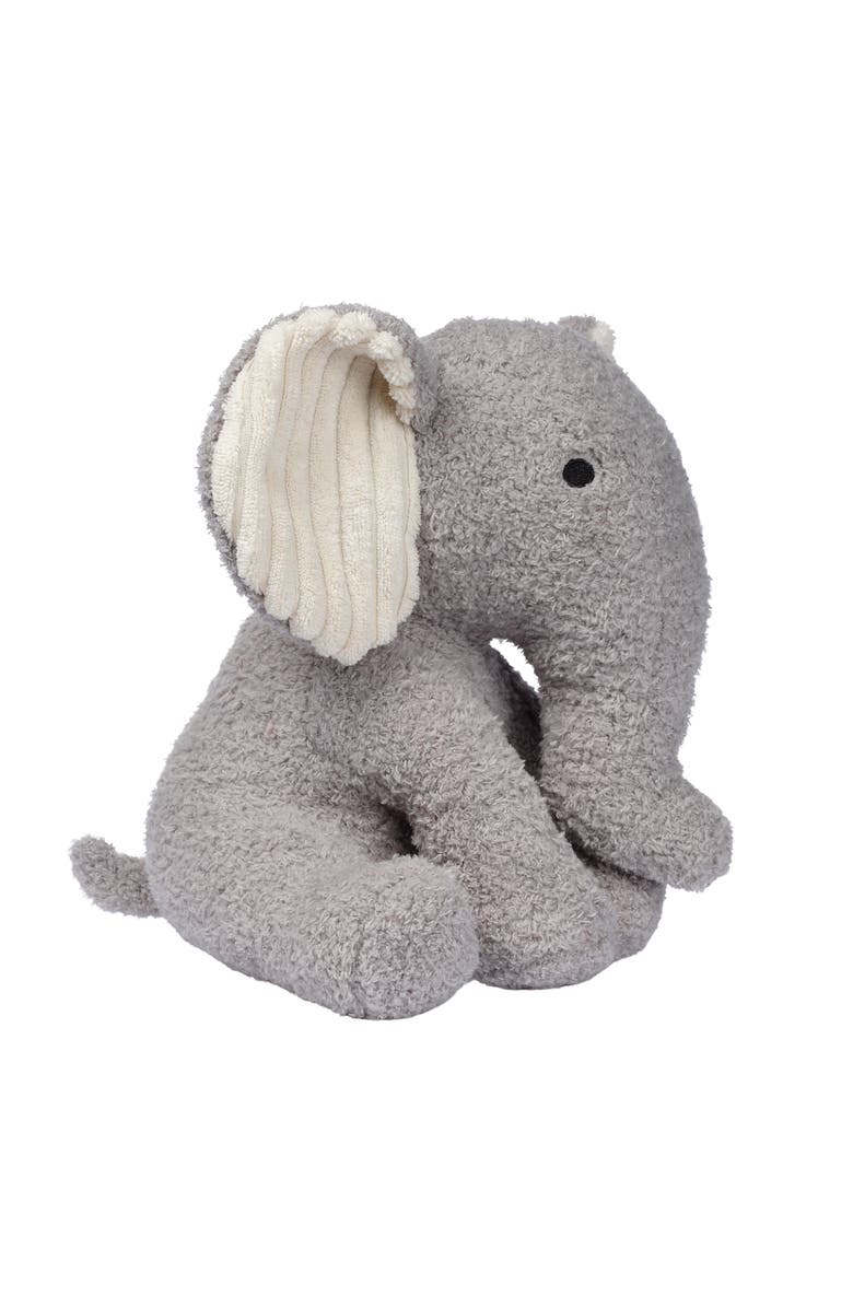Lambs & Ivy Jungle Adventure Plush Elephant Stuffed Animal Toy - Little Peanut, Alternate, color, Gray