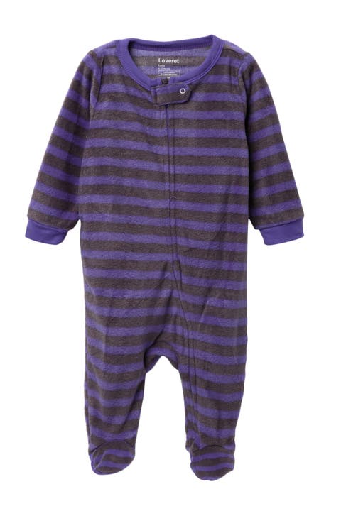 Fleece Footed Printed Holiday Pajamas