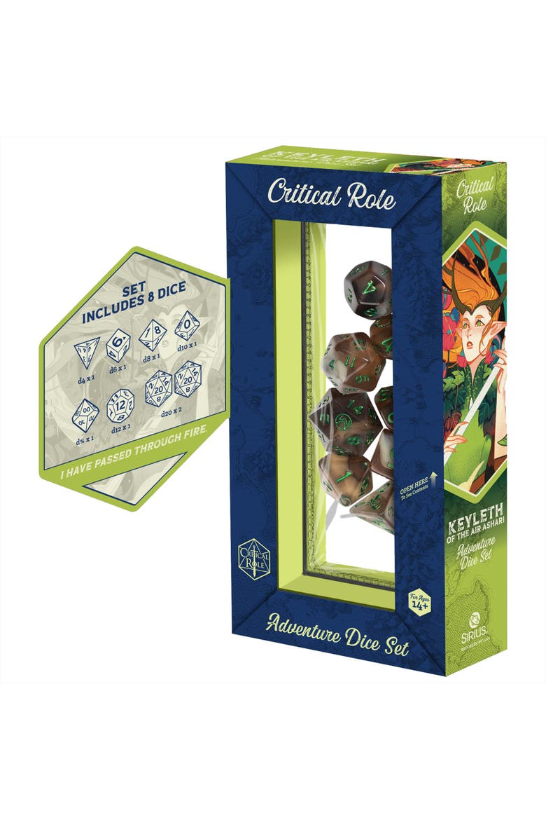 Keyleth 8pc RPG Set, Alternate, color, Multicolored
