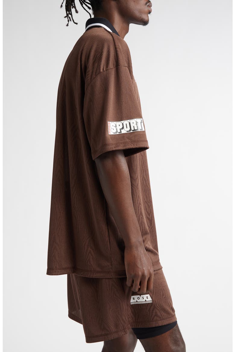 Football Polo, Alternate, color, BROWN BROWN