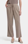NYDJ Relaxed Tie Waist Linen Blend Pants