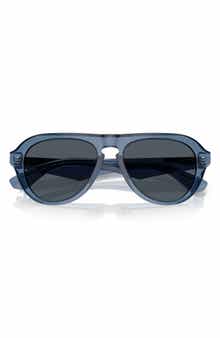 Burberry 55mm Pilot Sunglasses