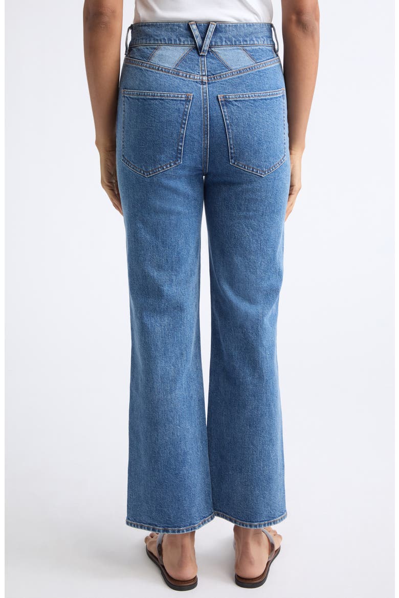 Dylan High Waist Ankle Straight Leg Jeans, Alternate, color, PRISM BLUE