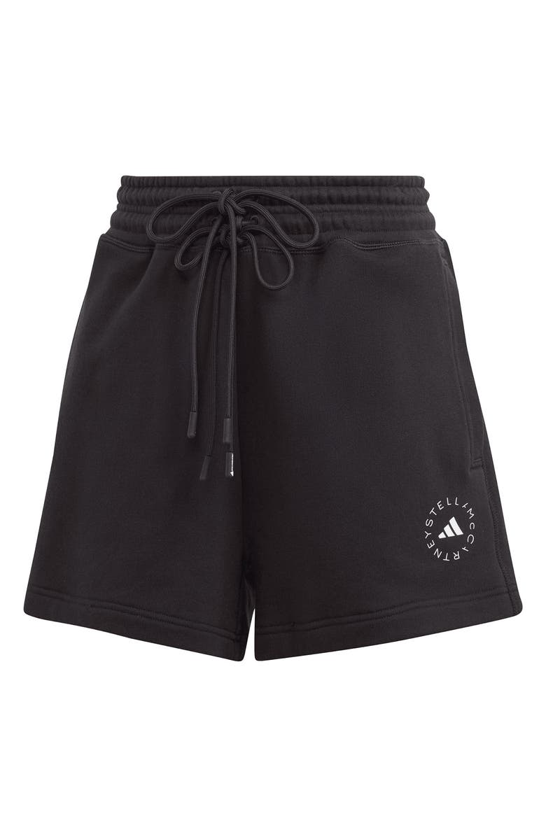 adidas by Stella McCartney Organic Cotton French Terry Shorts, Alternate, color, 