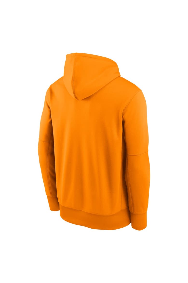 Men's Nike Tennessee Orange Tennessee Volunteers Team Stacked Performance Pullover Hoodie, Alternate, color, Tennessee Orange