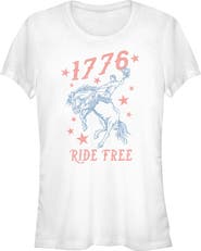 Lost Gods Juniors Lost Gods 1776 Cowboy Ride Free T Shirt