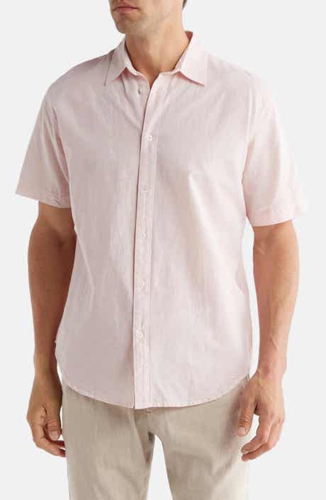 Coastaoro Dax Short Sleeve Linen Blend Button-Up Shirt