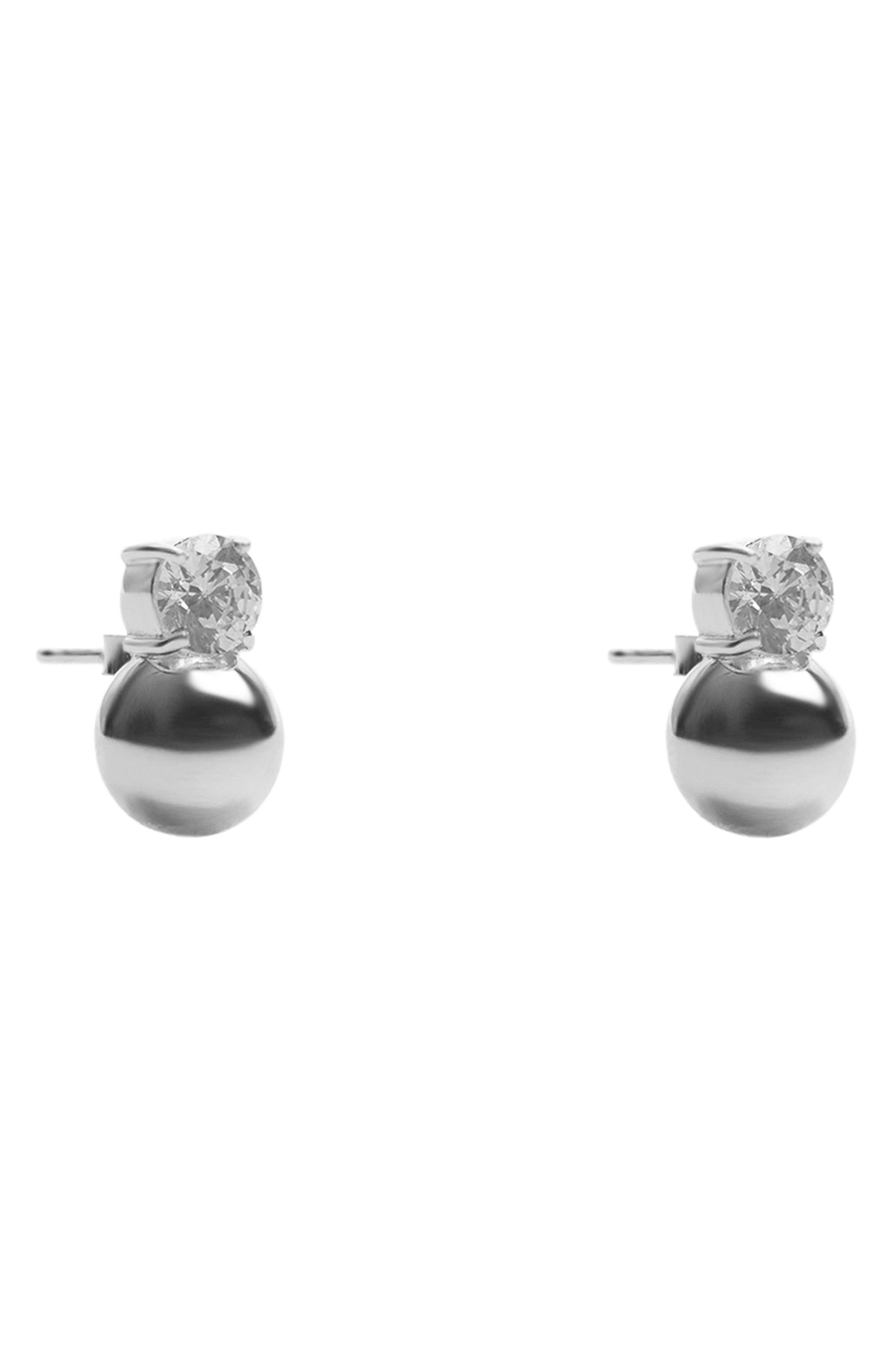 Argento Vivo Sterling Silver Scarlette Stud Earrings