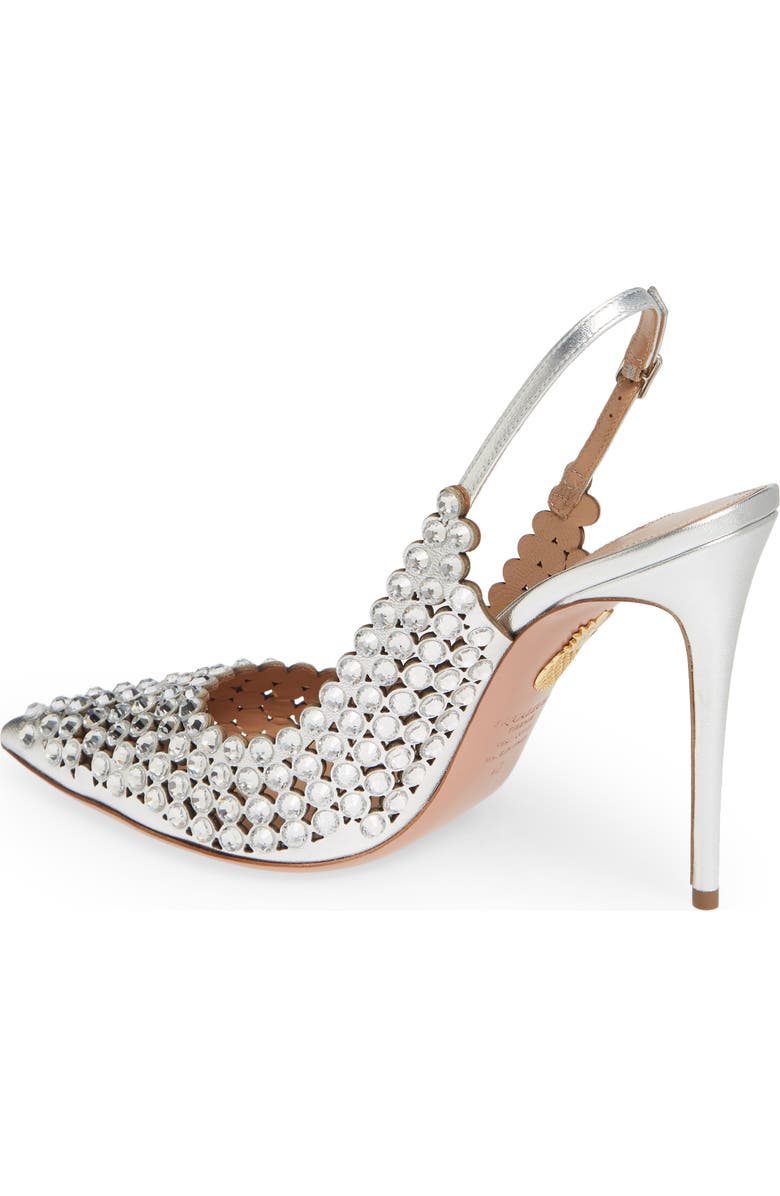 Aquazzura Crystal Tequila Slingback Pump, Alternate, color,