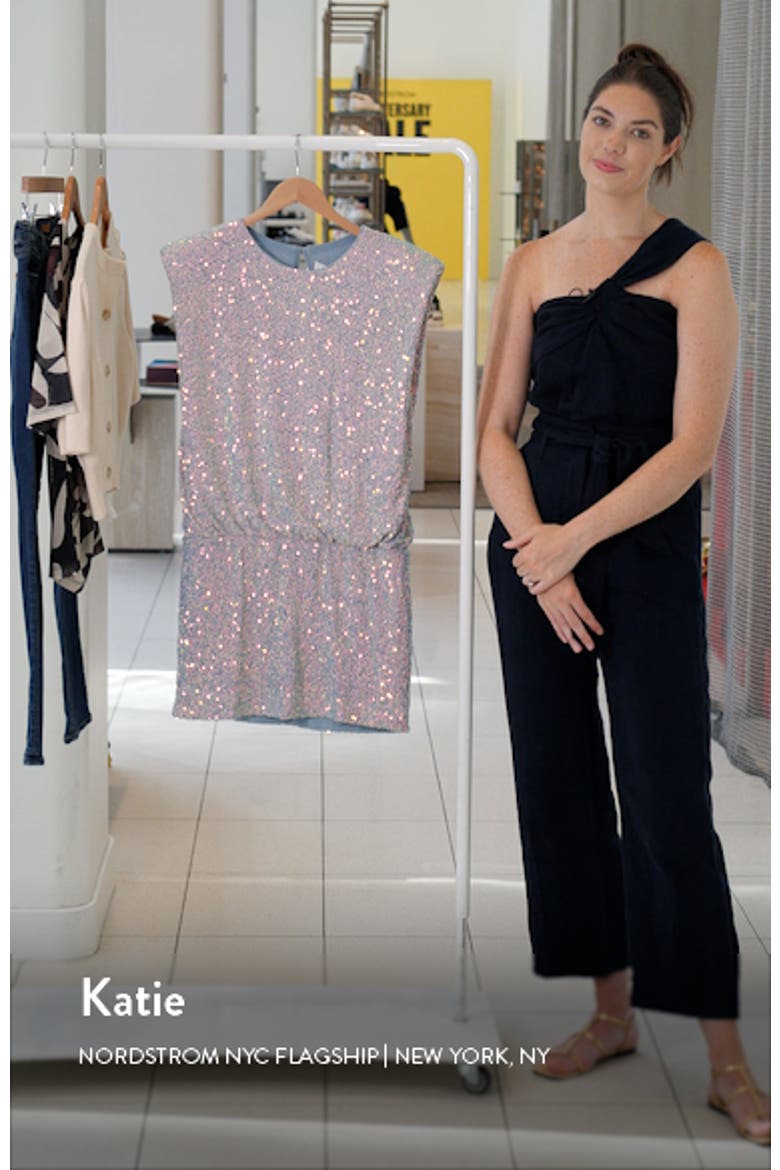 Sequin Blouson Minidress video
