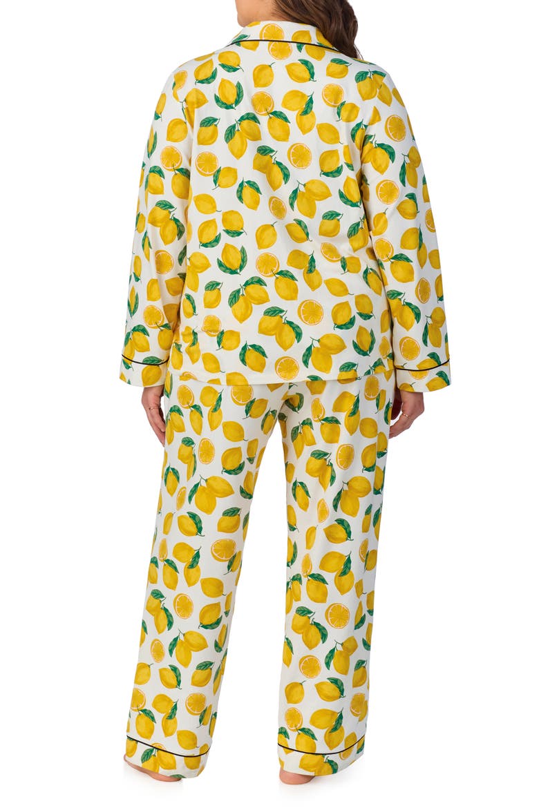 Print Stretch Jersey Pajamas, Alternate, color, MAIN SQUEEZE